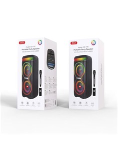 XO XOF70 ALTAVOZ KARAOKE 40W CON MICROFONO INALAMBRICO Y RGB F70 2