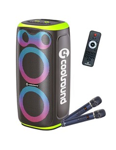 COOLSOUND CS0289 ALTAVOZ KARAOKE PORTATIL BLAST PUMP 2X6.5 350W VERDE