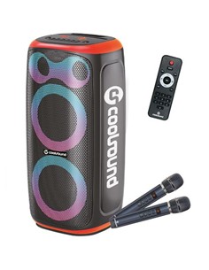 COOLSOUND CS0293 ALTAVOZ KARAOKE PORTATIL BLAST PUMP 2X6.5 350W NARANJA