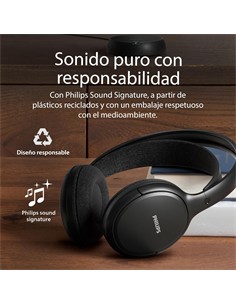 PHILIPS Auricular Inalambrico Para TV SHC5200M2 Negro 30H