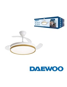 DAEWOO Ventilador De Techo 30W Con Aspas Retractil Blanco DW5010