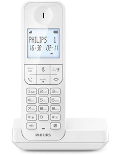 PHILIPS Telefono Inalambrico Blanco D2701W