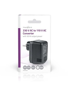 NEDIS Transformador Corriente 230V a 110V De America-Europa 30W POCO104