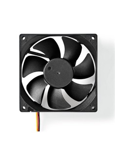 NEDIS Ventilador Para PC 92Cms 3 Pines DCFAN9225BK