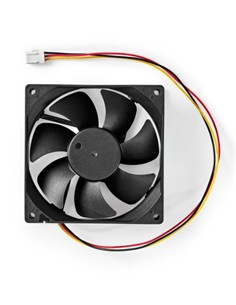 NEDIS Ventilador Para PC 92Cms 3 Pines DCFAN9225BK