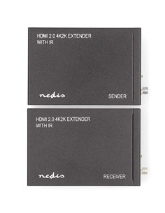 NEDIS Extensor HDMI POr Cable Red RJ45 60Mtrs VREP3480AT
