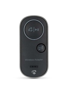 NEDIS Receptor Bluetooth Transmisor/Receptor +Adaptador Para Avion BTTC2500BK