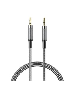 XO Cable Audio Jack 3.5mm M/M 1Mtr Trenzado Negro XP-NB-R279C