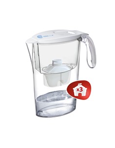 AQUANATUR+ Jarra Filtrante Con 3 FIltros TMJAR123CLR3