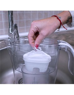 AQUANATUR+ Jarra Filtrante Con 3 FIltros TMJAR123CLR3