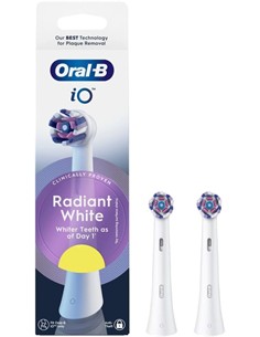 ORAL-B Repuesto Cepillo iO Radiant White Pack de 2 RB WW-2