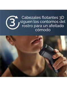 PHILIPS Afeitadora de Barba X3021/00 Recargable Seco Y Mojado