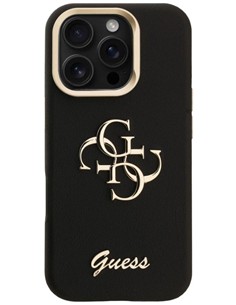 GUESS CARCASA GRAINED 4G SOPORTE CAMARA IPHONE 15 PRO NEGRO 2