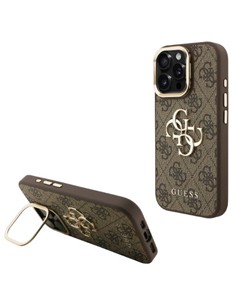 GUESS CARCASA 4G SOPORTE CAMARA IPHONE 15 PRO MAX MARRON
