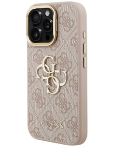 GUESS CARCASA 4G SOPORTE CAMARA IPHONE 15 PRO MAX ROSA 1