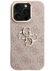 GUESS CARCASA 4G SOPORTE CAMARA IPHONE 15 PRO MAX ROSA 2