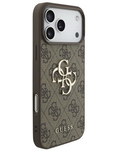 GUESS CARCASA 4G IPHONE 17 PRO MAX MARRON 1