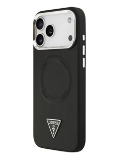 GUESS CARCASA MAGSAFE TRIANGLE IPHONE 17 PRO MAX NEGRO