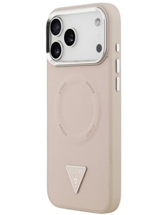 GUESS CARCASA MAGSAFE TRIANGLE IPHONE 17 PRO MAX ROSA