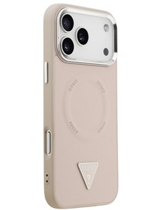 GUESS CARCASA MAGSAFE TRIANGLE IPHONE 17 PRO MAX ROSA 2
