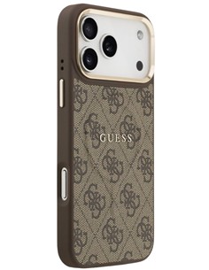 GUESS CARCASA MAGSAFE RING 4G IPHONE 17 PRO MAX MARRON 2
