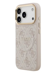GUESS CARCASA MAGSAFE RING 4G IPHONE 17 PRO ROSA