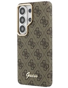 GUESS CARCASA MAGSAFE 4G SCRIPT SAMSUNG S26 ULTRA MARRON