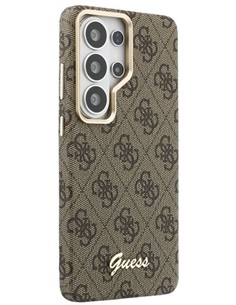 GUESS CARCASA MAGSAFE 4G SCRIPT SAMSUNG S26 ULTRA MARRON 1