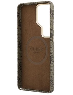 GUESS CARCASA MAGSAFE 4G SCRIPT SAMSUNG S26 ULTRA MARRON 3