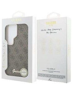 GUESS CARCASA MAGSAFE 4G SCRIPT SAMSUNG S26 ULTRA MARRON 4