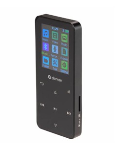 DENVER Reproductor Mp4 4Gb Con Bluetooth REcargable MP-1830B Negro