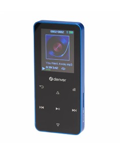 DENVER Reproductor Mp4 4Gb Con Bluetooth REcargable MP-1830BU Azul
