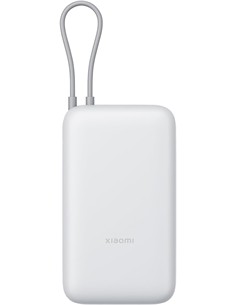 XIAOMI Bateria Portatil Externa 20000mAh Gris Claro Cable Tipo C Integrado PB2020MI