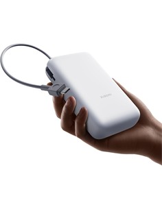 XIAOMI Bateria Portatil Externa 20000mAh Gris Claro Cable Tipo C Integrado PB2020MI