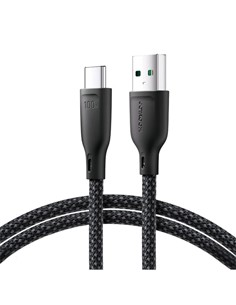 JOYROOM Cable Datos TIpo C/M a USB A 100W 1Mtr A34 Negro Trenzado