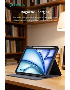 DEVIA Funda Ipad Air 11 M4 2026/Air 11 M3 2025/ Air5/ Pro4 Azul Oscuro