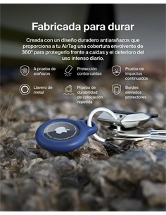 BELKIN Llavero Para Airtag Azul