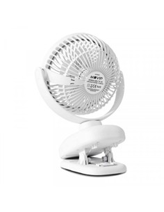 MUVIP Ventilador Portatil Recacrgable Oscilante 6" MV0665 Blanco