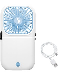 BEPER Mini VEntilador Recargable Con Bateria Externa 3000Mah P206VEN411