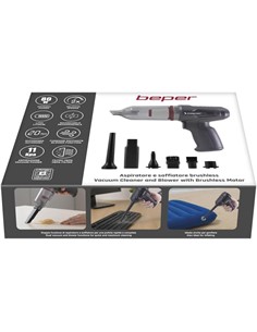 BEPER Aspiradora/Soplador Con Accesorios 80W P202ASP410