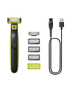 PHILIPS Afeitadora de Cara/Barba y Cuerpo ONEBLADE QP2824/10 Con 3 Accesorios/2 Cuchillas