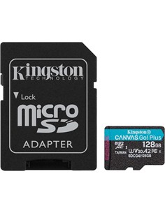 KINGSTON Tarjeta Memoria Micro SD 128Gb 200Mb/S 4K Canvas GO Plus