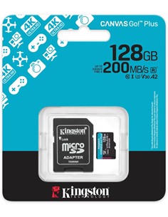 KINGSTON Tarjeta Memoria Micro SD 128Gb 200Mb/S 4K Canvas GO Plus