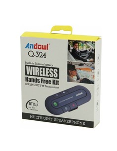 Andowl Manos libres bluetooth para Automovil  Q-324  con versión BT v4.1
