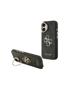 GUESS Funda IPHONE 17 Trasera Rigida  Negra Logo Con Soporte Camara