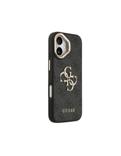 GUESS Funda IPHONE 17 Trasera Rigida  Negra Logo Con Soporte Camara