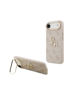 GUESS Funda IPHONE 17 Air Trasera Rigida Rosa Logo Con Soporte Camara