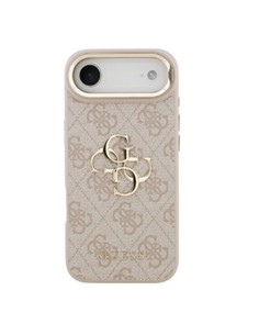 GUESS Funda IPHONE 17 Air Trasera Rigida Rosa Logo Con Soporte Camara