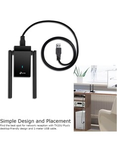 TP-LINK Adaptador Wifi Usb AX1800 Archer Plus TX20U Wifi 6 Con Antena Usb 3.0