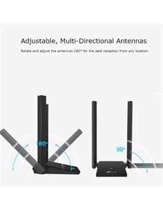 TP-LINK Adaptador Wifi Usb AX1800 Archer Plus TX20U Wifi 6 Con Antena Usb 3.0